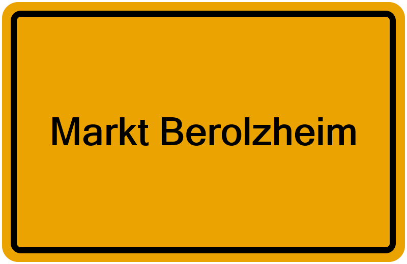 Handelsregister Markt Berolzheim